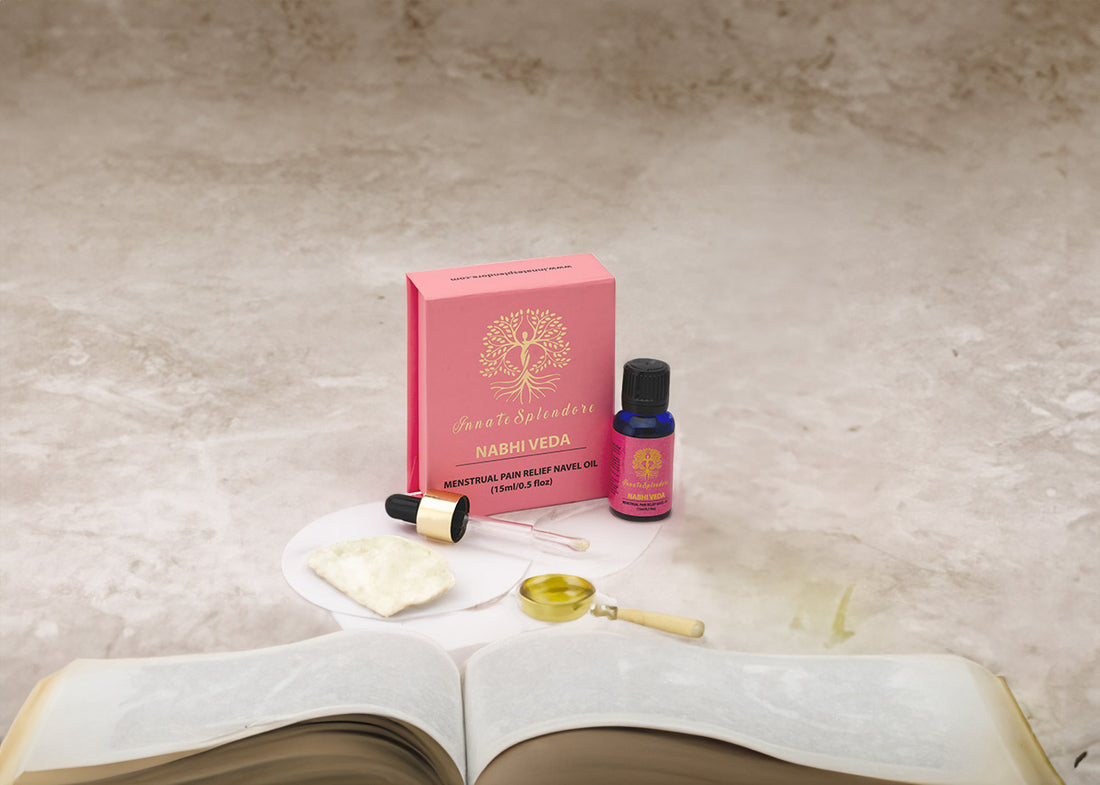 Natural Menstrual Pain Relief with Nabhi Veda's Navel Oil