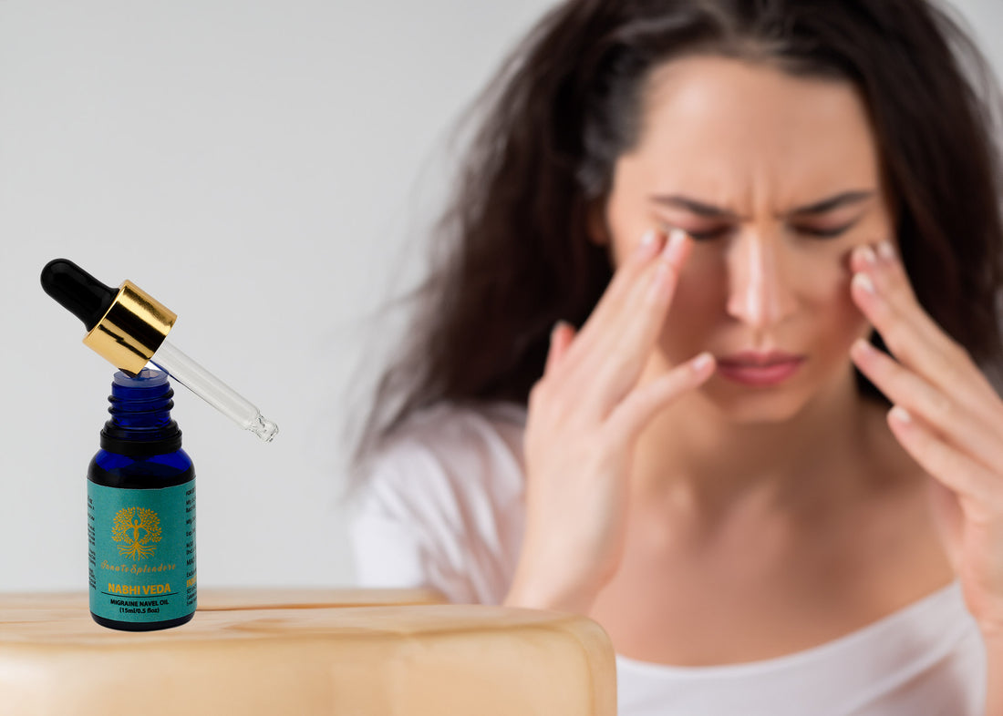 Discover Natural Relief: Migraine Relief Navel Oil by Innate Splendore