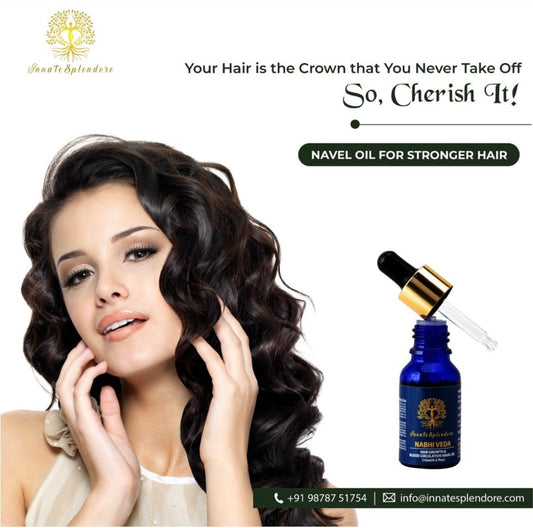 Unlocking Ancient Wisdom: Nabhi Veda Hair Growth & Blood Circulation Navel Oil.