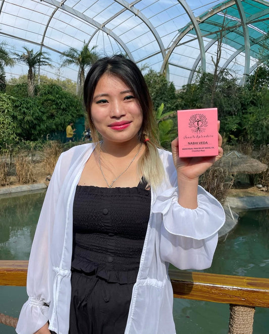 Nabhi Veda Menstrual Pain Relief Navel Oil: A Natural Ayurvedic Solution for Period Discomfort