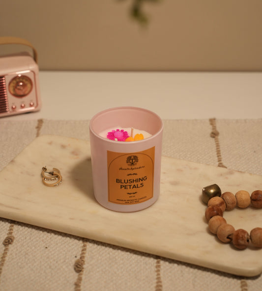 Blushing Petal Candle — A Ritual of Softness, Healing & Heart-Opening